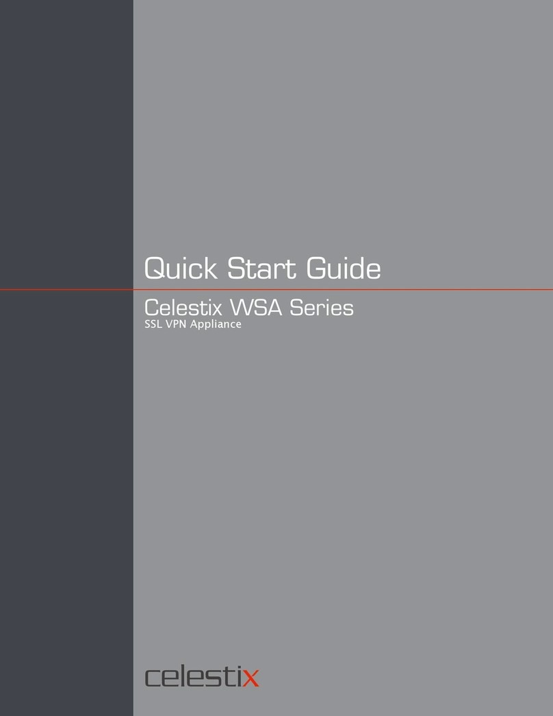 Celestix WSA Series quick start guide