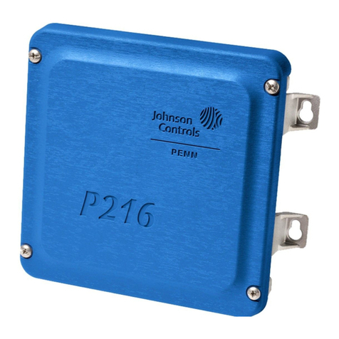 Johnson Controls Penn P216 Series installation instructions Johnson Controls Penn P216 Series installation instructions