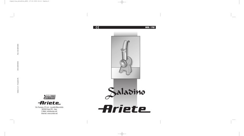 ARIETE Saladino manual