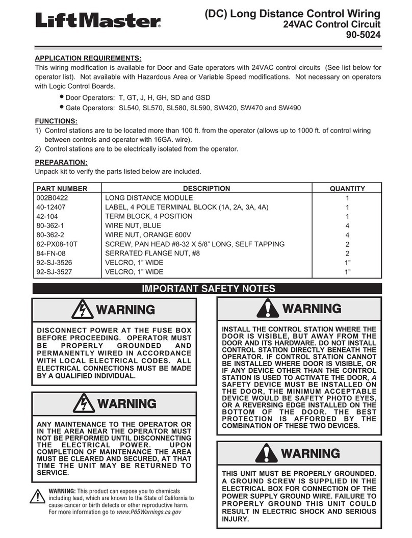 Chamberlain 90-5024 User manual Chamberlain 90-5024 User manual