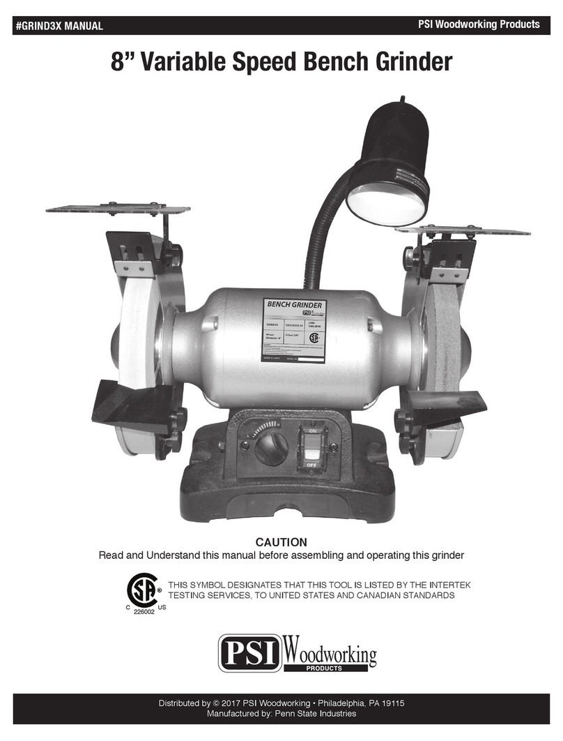 PSI Woodworking Products GRIND3X manual