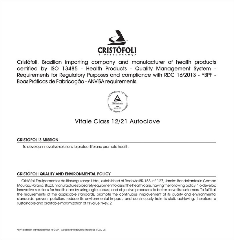 Cristofoli vitale 21 manual