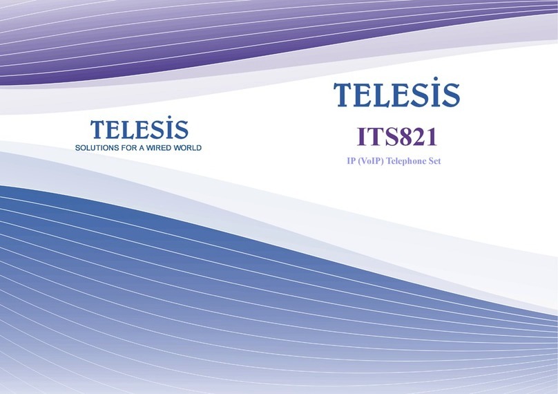 Telesis ITS821 Installation and user manual