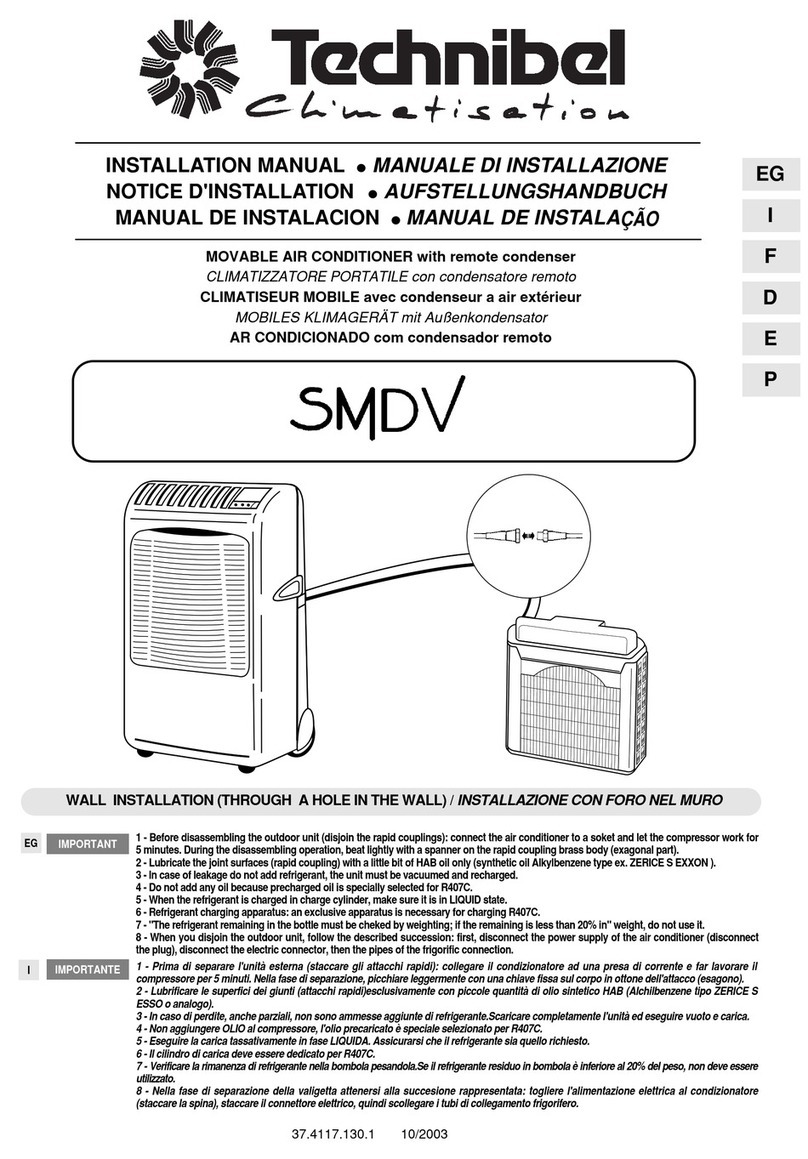 Technibel Climatisation SMDV User manual