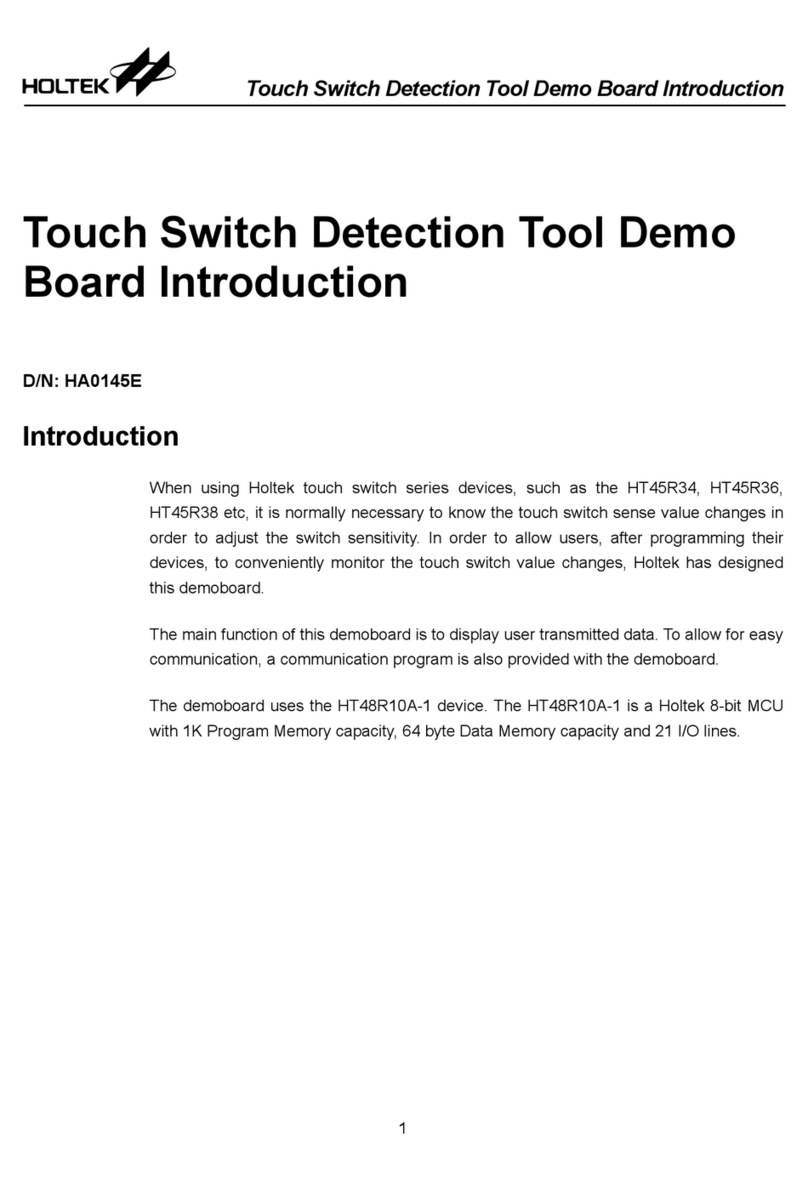 Holtek HT45R36 Introduction Guide