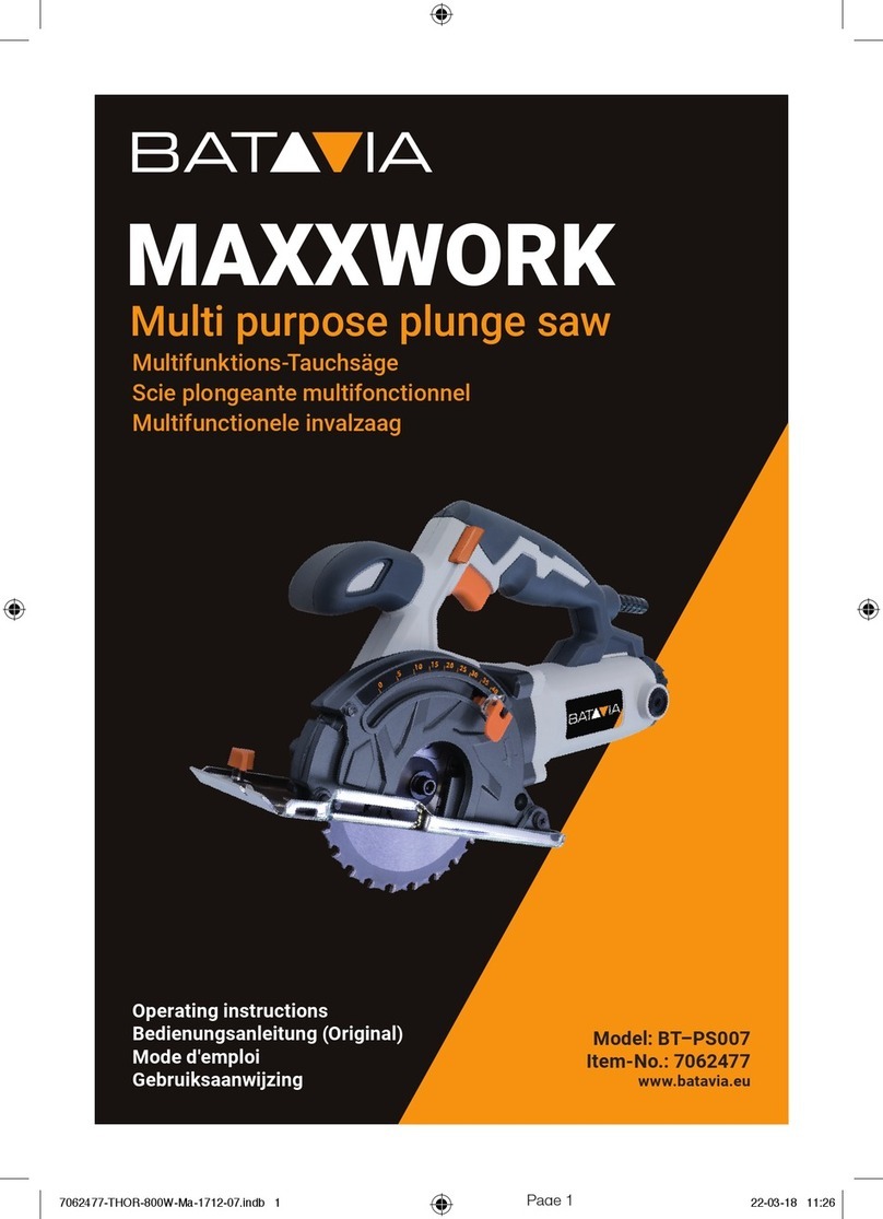 Batavia MAXXWORK BT-PS007 operating instructions