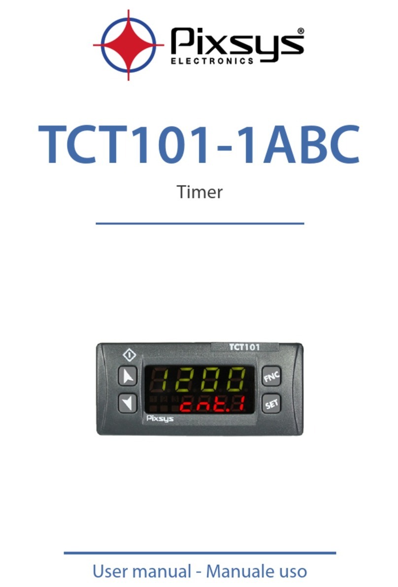 Pixsys TCT101-1ABC User manual