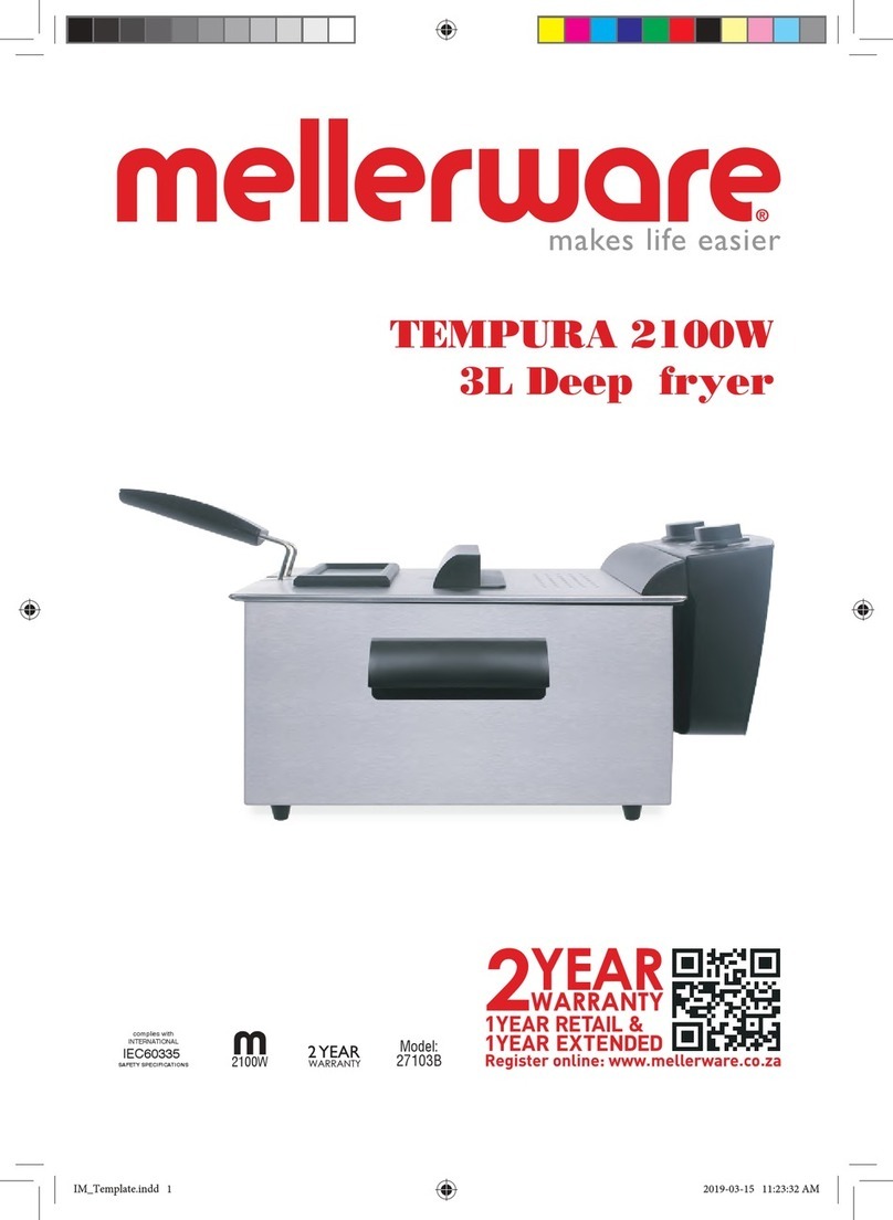 Mellerware TEMPURA 2100W User manual