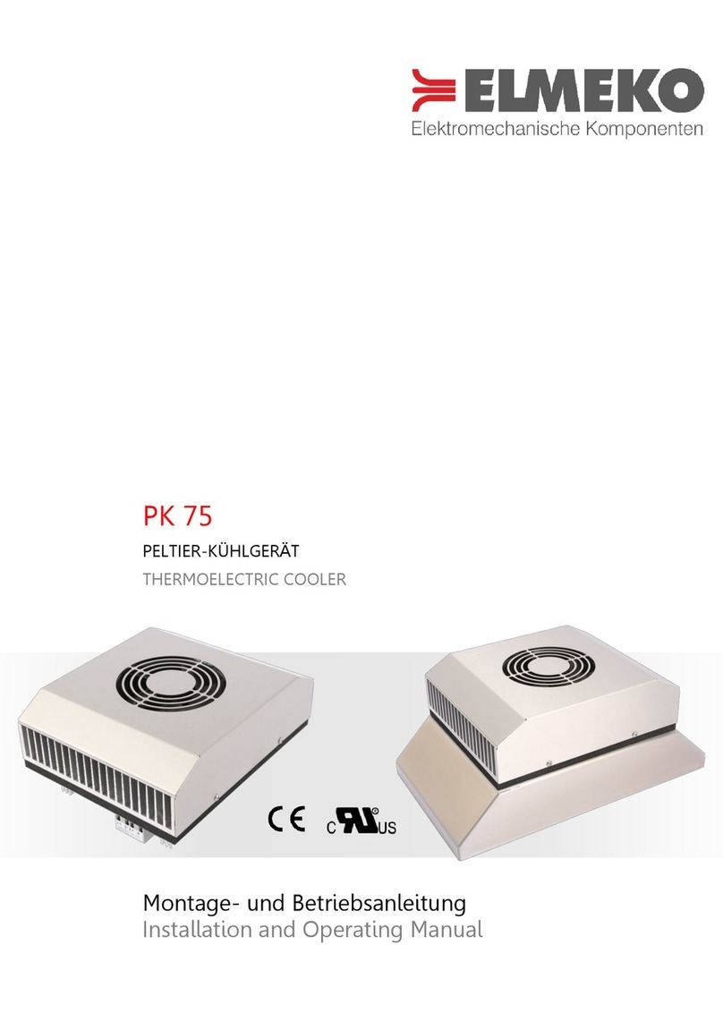 ELMEKO PK 75 Installation and operating manual