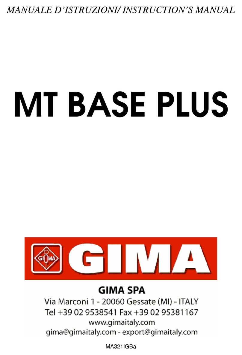 Gima MT BASE PLUS instruction manual