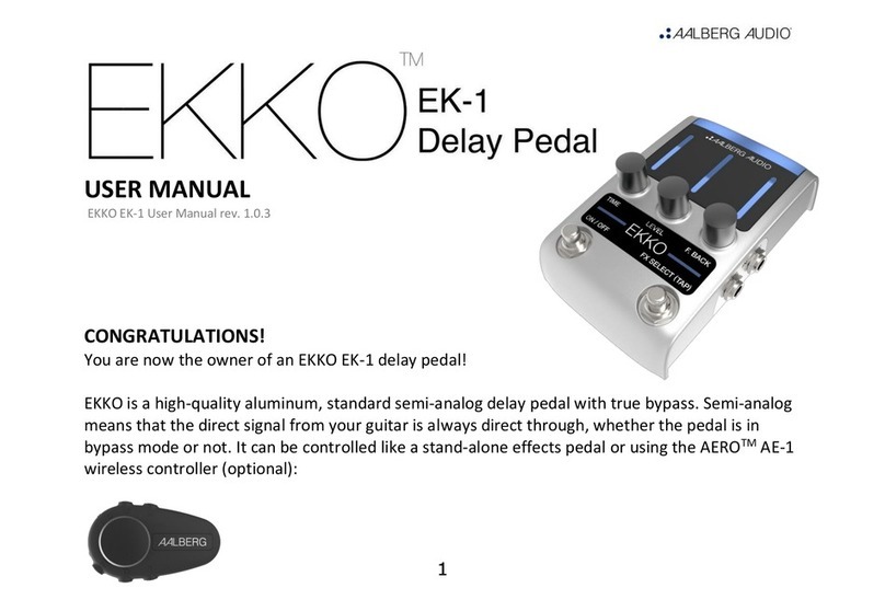 Aalberg Audio EKKO EK-1 user manual