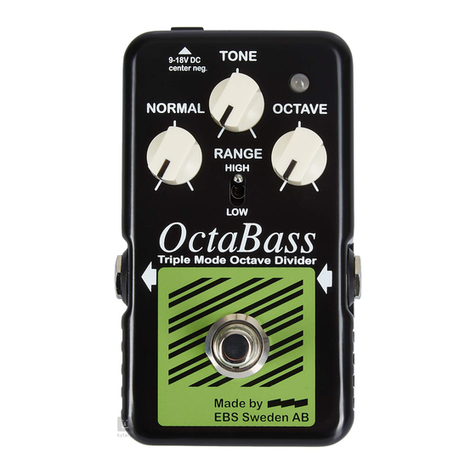 EBS OctaBass Blue Label Edition user manual