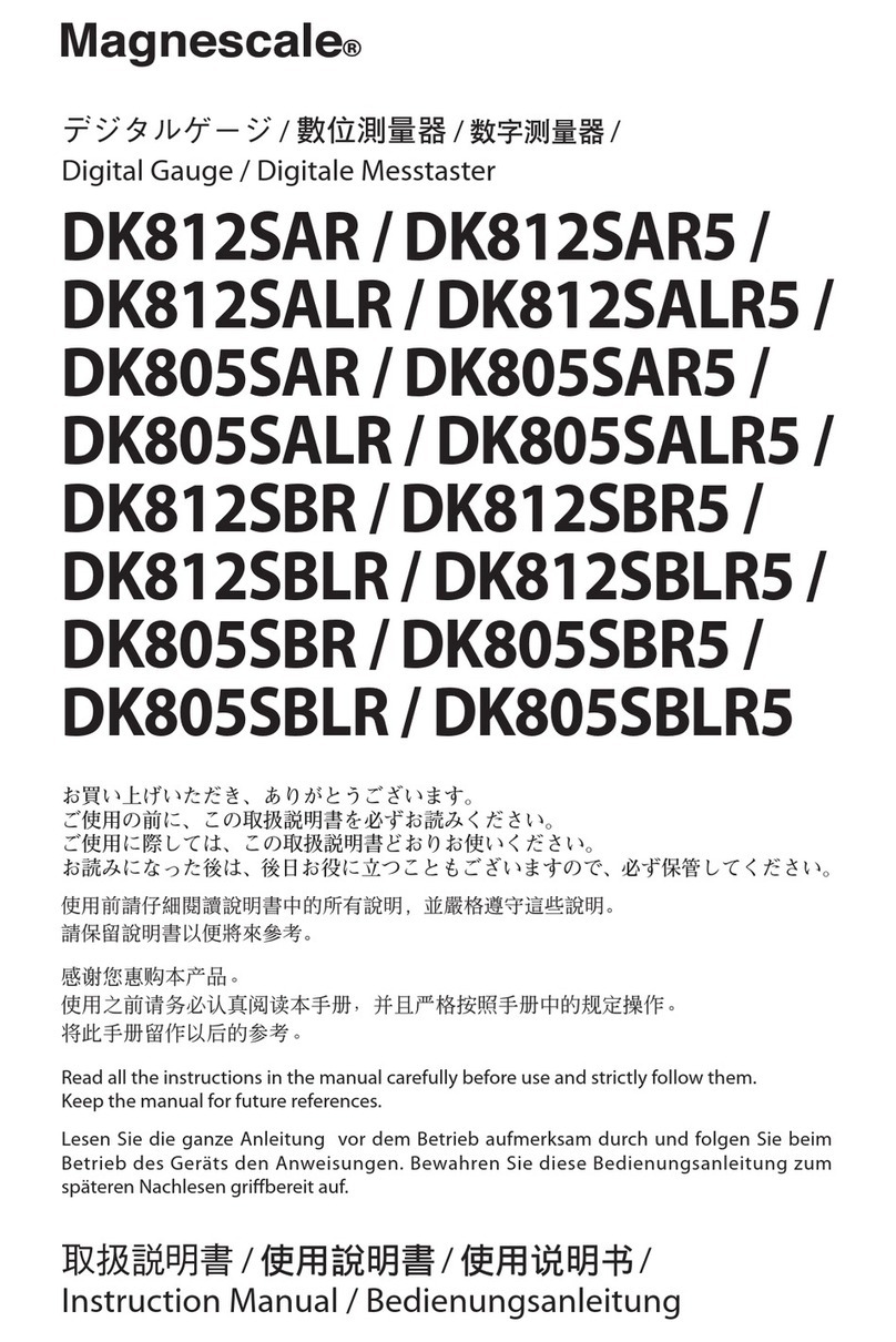 Magnescale DK812SAR instruction manual