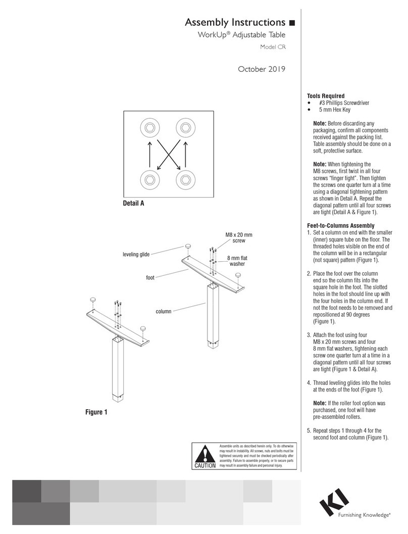 KI WorkUp CR Assembly instructions