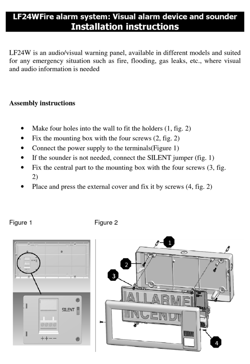 Synaps LF24W installation instructions