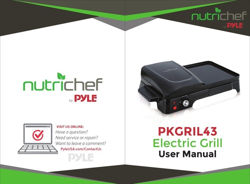 Pyle Nutrichef PKGRIL43 User manual