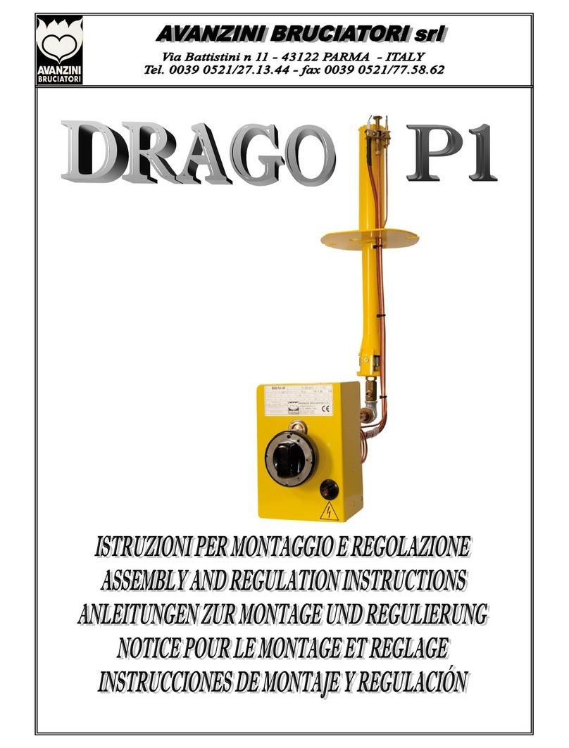 Avanzini DRAGO P1 User manual
