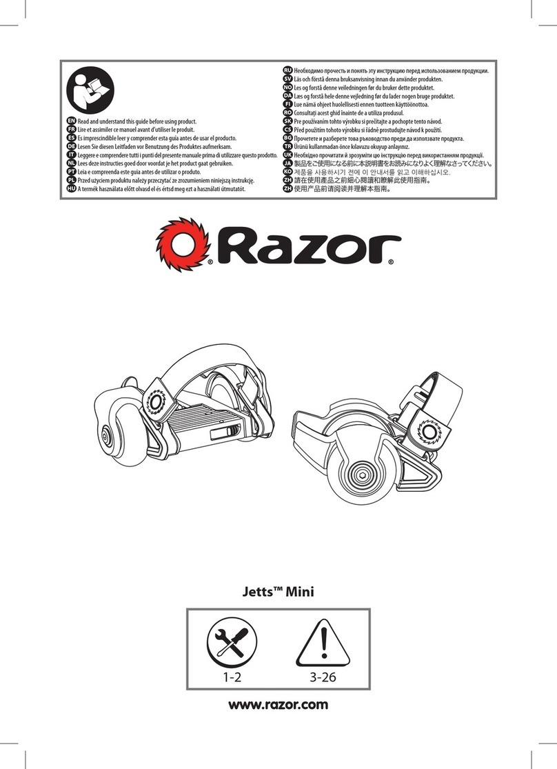 Razor Jetts Mini instruction manual