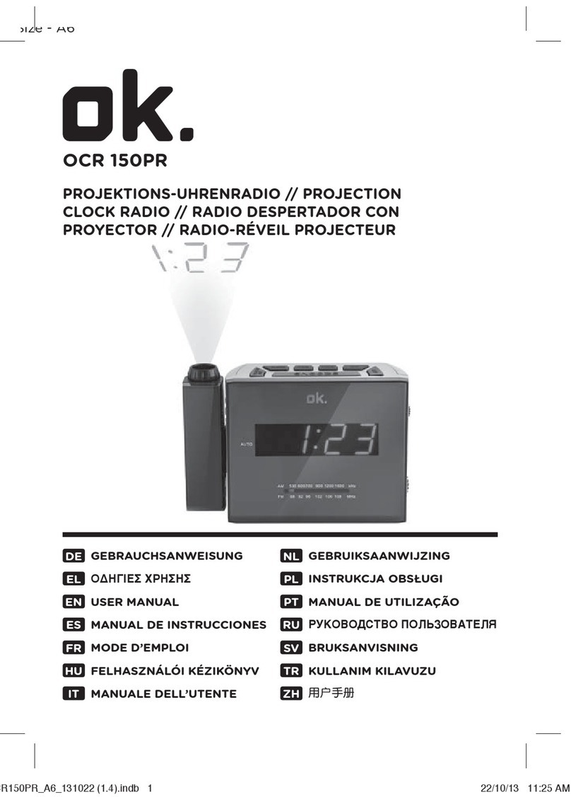 O.K. OCR 150PR user manual