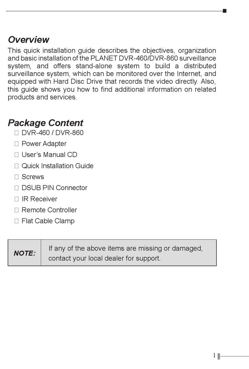 Planet DRV-460 Quick installation guide