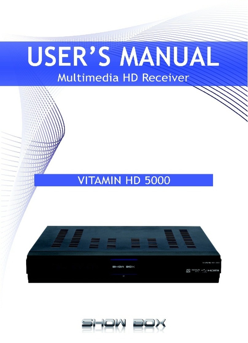 show box VITAMIN HD 5000 user manual