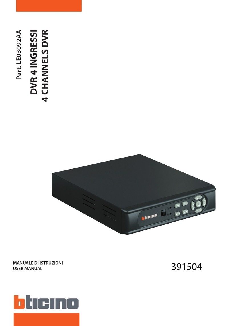 Bticino 391504 User manual