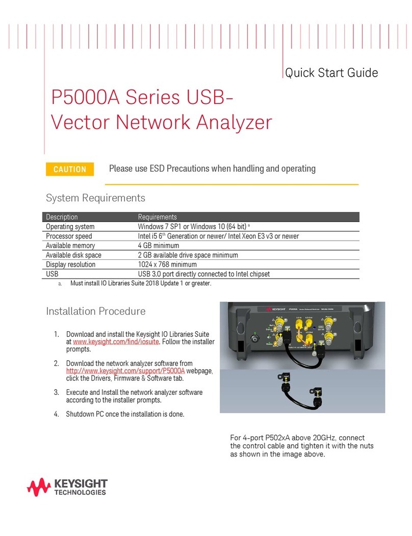 Keysight Technologies P5000A Series User manual