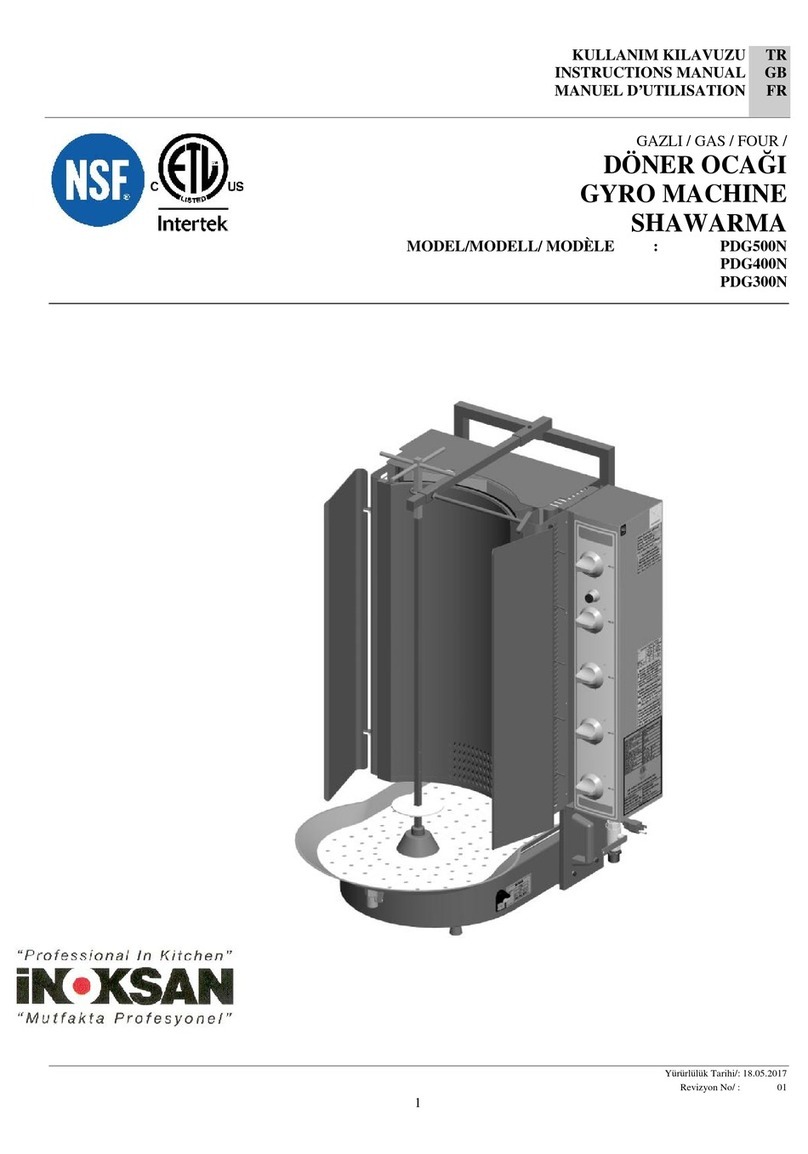 Inoksan PDG500N instruction manual