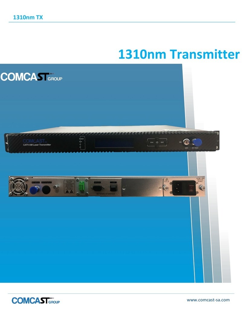 Comcast 1310nm TX manual