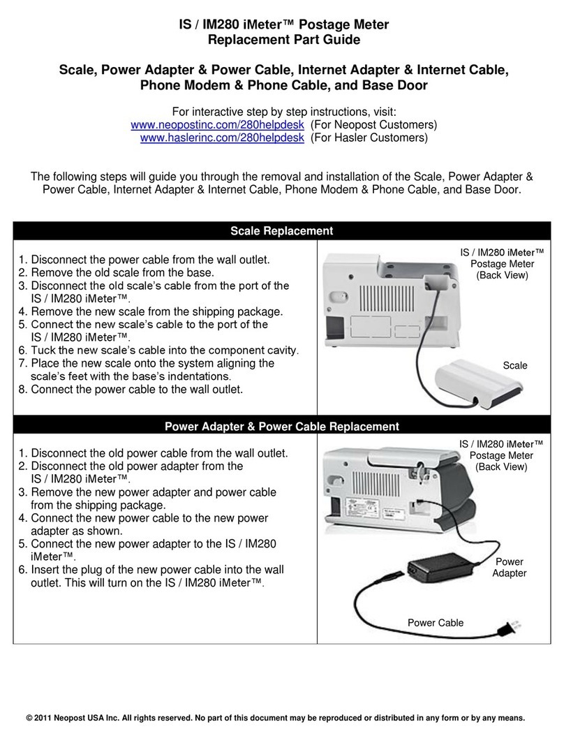 Neopost iMeter IM-280 Manual