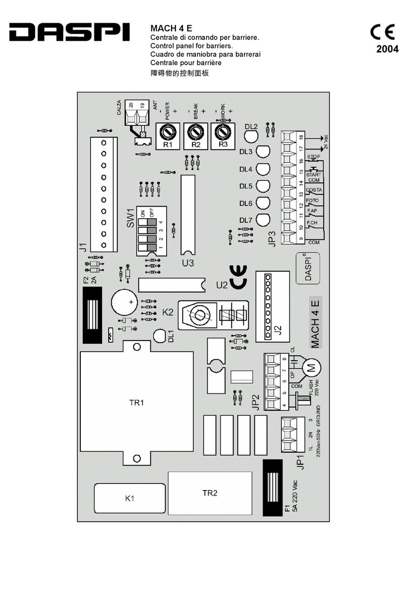 Daspi MACH 4 E manual