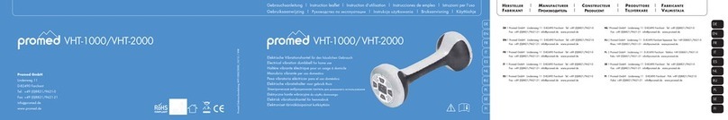 ProMed VHT-1000 Instruction leaflet