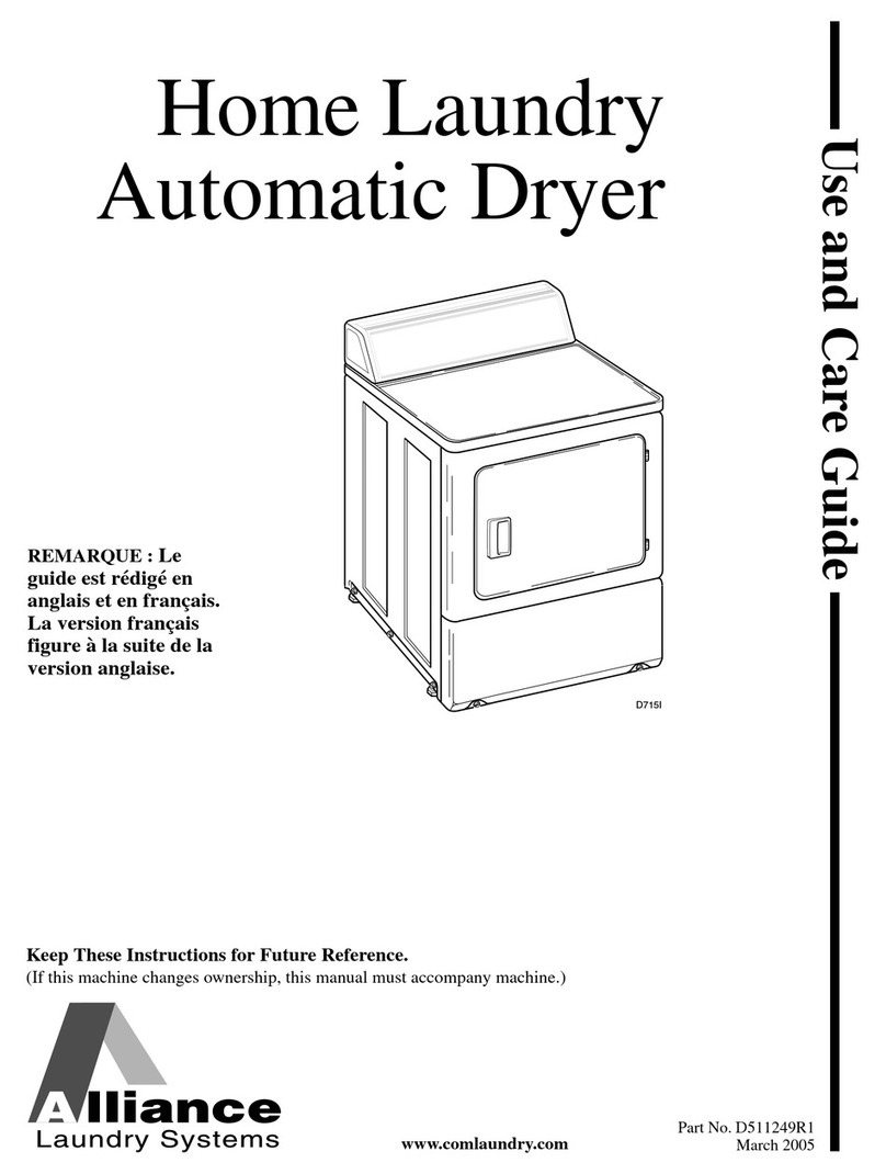 ALLIANCE FDE3TRGS301NW10 User manual