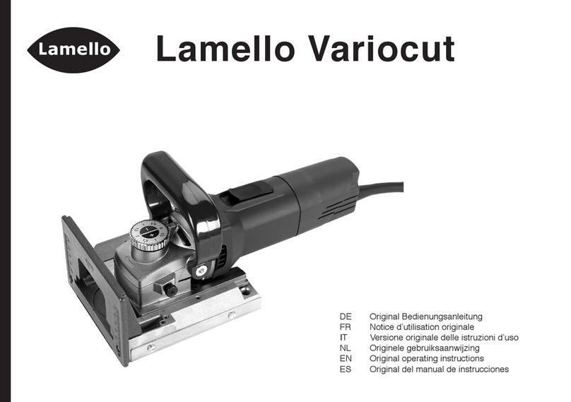 Lamello Variocut Original operating instructions