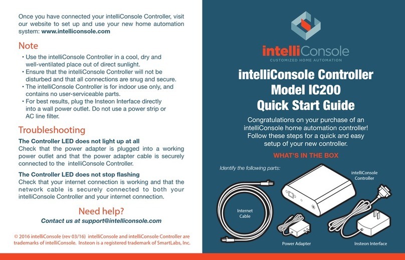 intelliConsole IC200 quick start guide
