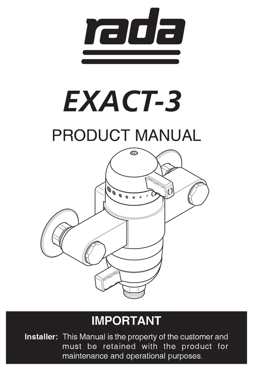 rada EXACT-3 User manual