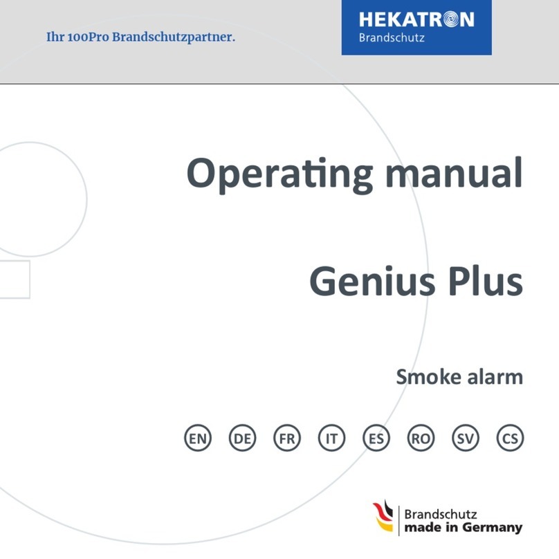 Hekatron Genius Plus User manual