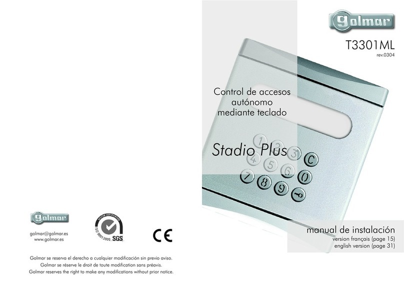 golmar Stadio Plus T3301ML User manual