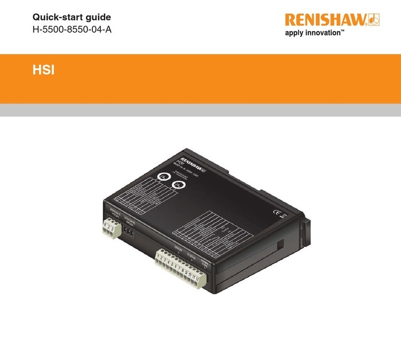 Renishaw HSI quick start guide Renishaw HSI quick start guide
