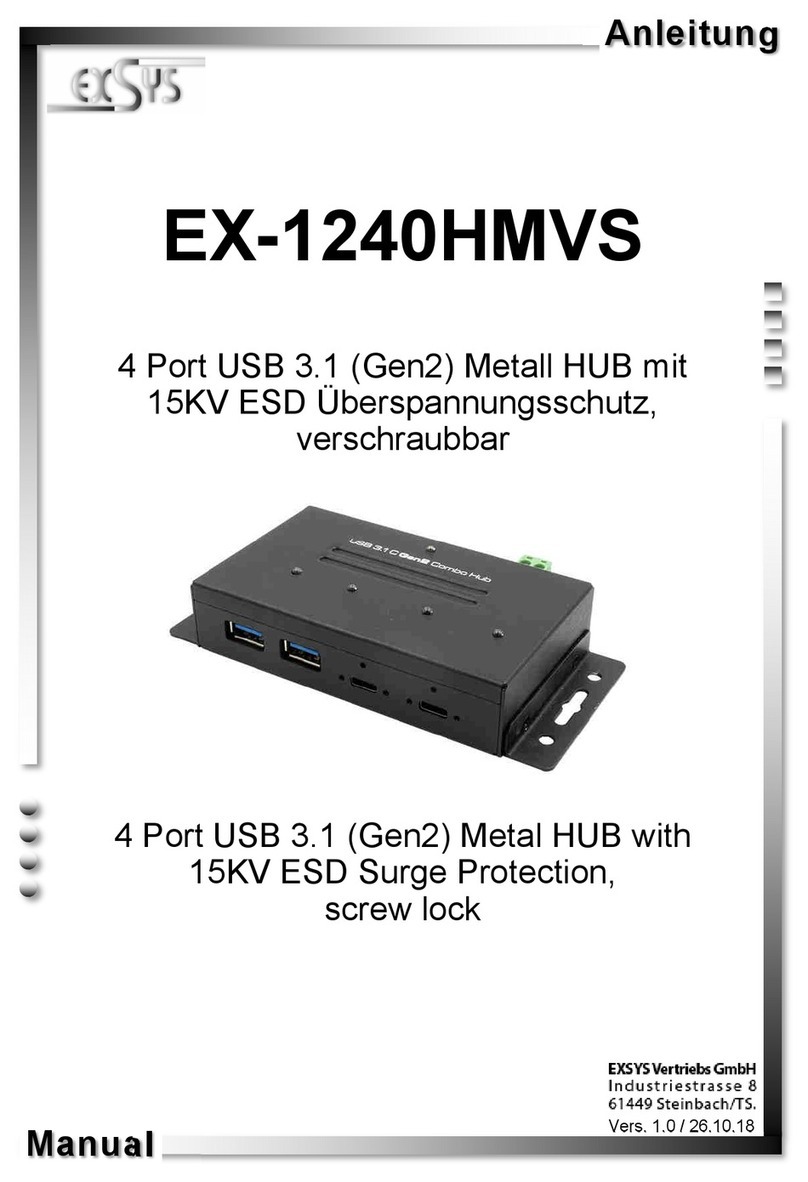Exsys EX-1240HMVS manual