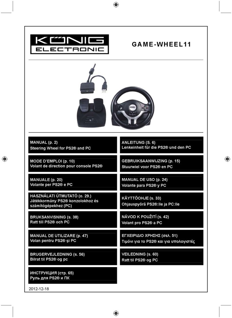 König GAME-WHEEL11 manual