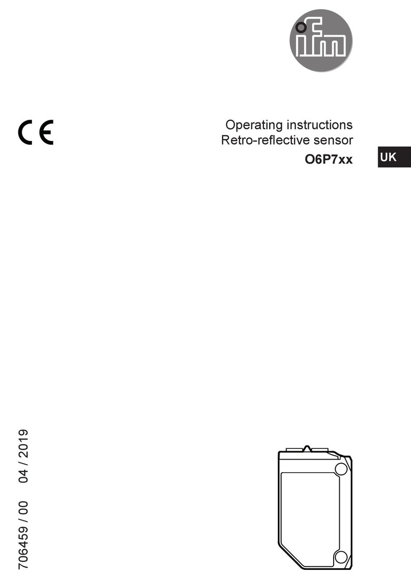 IFM O6P7 Series operating instructions IFM O6P7 Series operating instructions