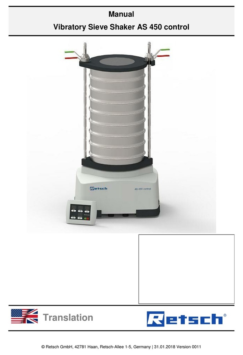 Retsch AS 450 manual