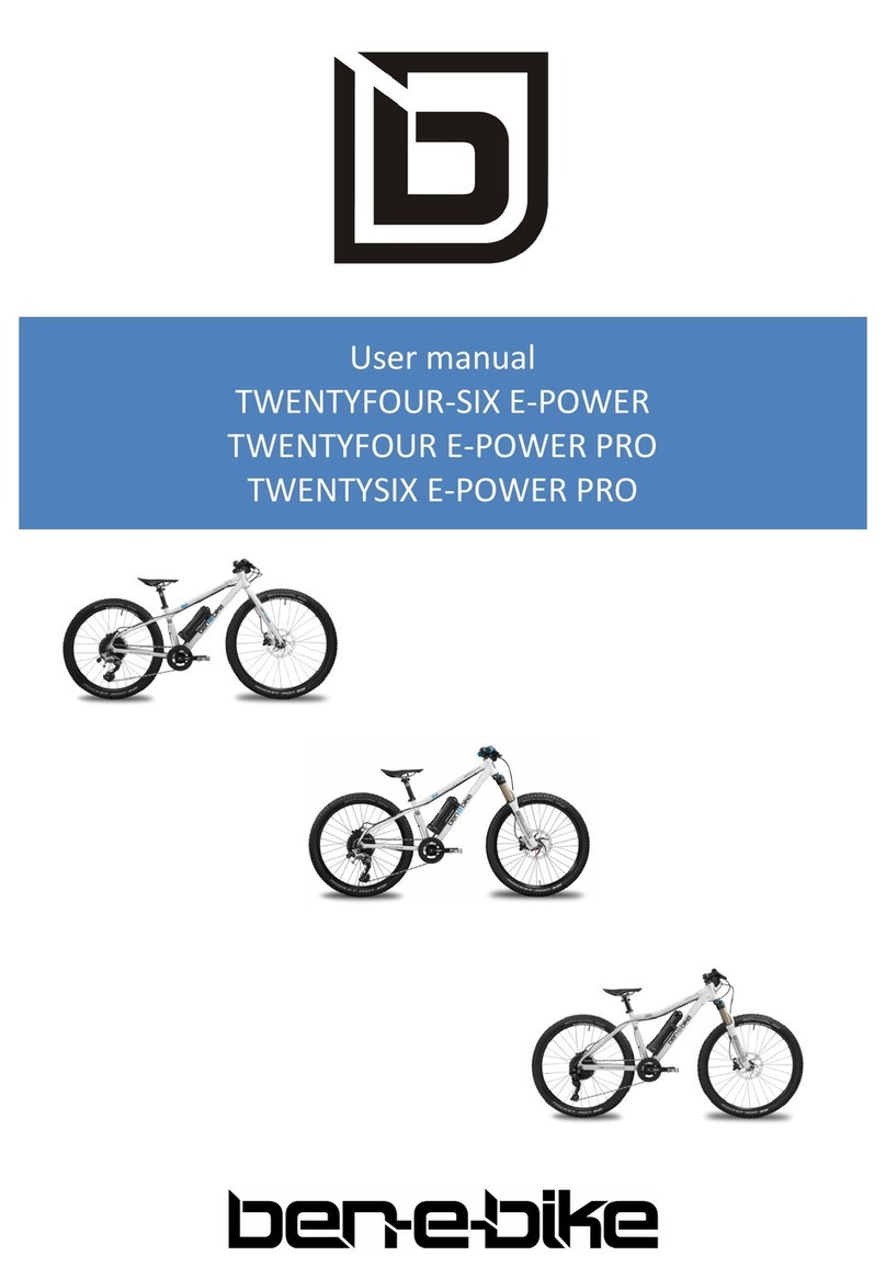 ben-e-bike TWENTYFOUR-SIX E-POWER user manual