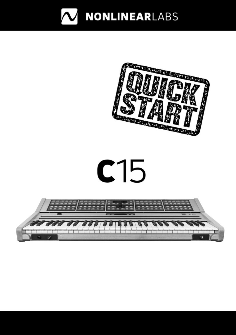 NONLINEAR LABS C15 User manual