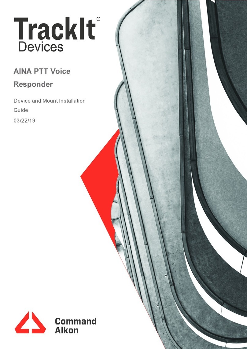 Command Alcon Trackit AINA PTT Voice Responder INSTALLATION GUID