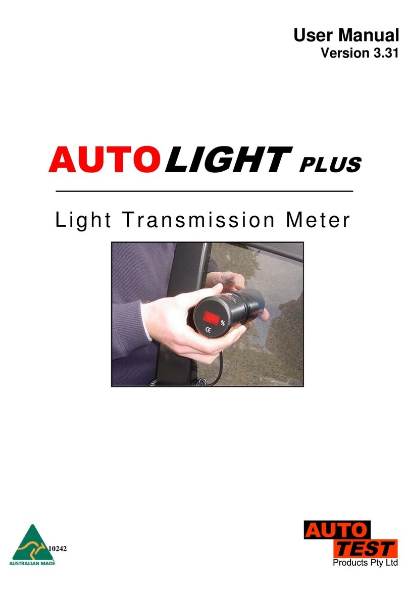 AutoTest AUTOLIGHT PLUS user manual