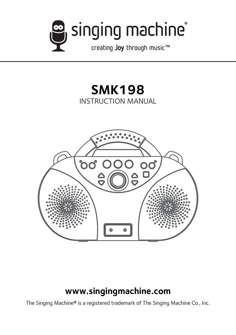 The Singing Machine SMK198 instruction manual