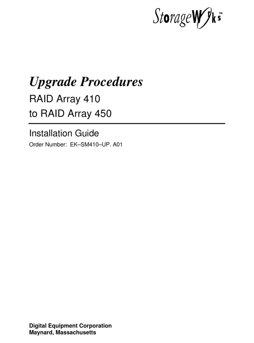 Digital Equipment StorageWorks RAID Array 410 installation guide