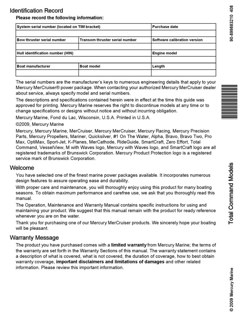 Mercury CT60 User manual
